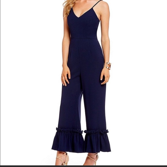 Gianni Bini Pants - 🐘 Gianni Bini Stella Ruffed Leg Jumpsuit